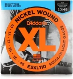 ESXL110 XL Double Ball End Nickel Wound Electric Guitar Strings - .010-.046 Light
