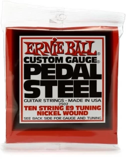 2502 Pedal Steel E9 Tuning Nickel Wound Guitar Strings - .013-.038 10-string
