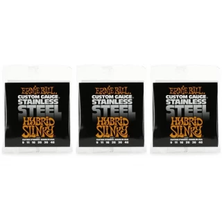 2247 Hybrid Slinky Stainless Steel Wound Electric Guitar Strings - .009-.046 (3-Pack)