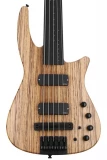 CR5 Radius Fretless Bass Guitar - Zebrawood - Sweetwater Exclusive in the USA