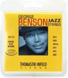 GB114 George Benson Flatwound Jazz Guitar Strings - .014-.055 Heavy