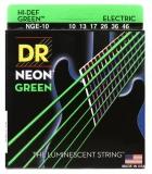 NGE-10 Hi-Def Neon Green K3 Coated Electric Guitar Strings - .010-.046 Medium