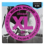 EXL120-8 XL Nickel Wound Electric Guitar Strings - .009-.065 Super Light 8-string