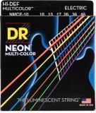 NMCE-10 Hi-Def Neon Multi-Color K3 Coated Electric Guitar Strings - .010-.046 Medium