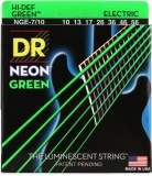 NGE7-10 Hi-Def Neon Green K3 Coated Electric Guitar Strings - .010-.056 Medium 7-string