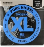 EPN21 Pure Nickel Electric Guitar Strings - .012-.051 Jazz Light