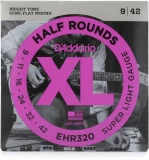 EHR320 XL Half Rounds Electric Guitar Strings - .009-.042 Super Light