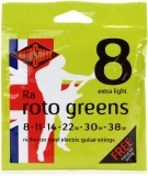 R8 Roto Greens Nickel On Steel Electric Guitar Strings - .008-.038 Extra Light