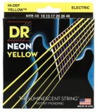 NYE-10 Hi-Def Neon Yellow K3 Coated Electric Guitar Strings - .010-.046 Medium