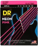 NPE-9 Hi-Def Neon Pink K3 Coated Electric Guitar Strings - .009-.042 Light