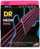 NPE-10 Hi-Def Neon Pink K3 Coated Electric Guitar Strings - .010-.046 Medium