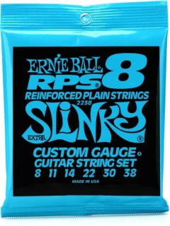 2238 Extra Slinky RPS Nickel Wound Electric Guitar Strings - .008-.038