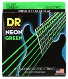 NGE-9 Hi-Def Neon Green K3 Coated Electric Guitar Strings - .009-.042 Light