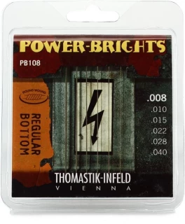 PB108 Power-Brights Electric Guitar Strings - .008-.040 Extra-Light