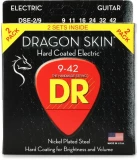 DSE-2/9 Dragon Skin K3 Coated Electric Guitar Strings - .009-.042 Light (2-pack)