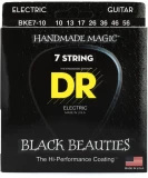 BKE7-10 Black Beauties K3 Coated Electric Guitar Strings - .010-.056 Medium 7-string