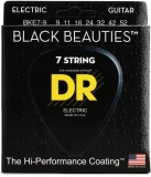 BKE7-9 Black Beauties K3 Coated Electric Guitar Strings - .009-.052 Lite 7-string