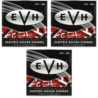 Premium Electric Guitar Strings - .010-.046 (3-Pack)