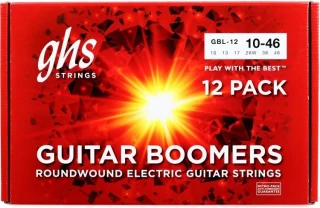 GBL Guitar Boomers Electric Guitar Strings - .010-.046 Light (12-pack)