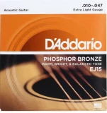EJ15 Phosphor Bronze Acoustic Guitar Strings - .010-.047 Extra Light