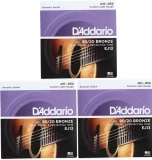 EJ13 80/20 Bronze Acoustic Guitar Strings - .011-.052 Custom Light (3-pack)