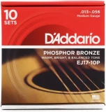 EJ17-10P Phosphor Bronze Acoustic Guitar Strings - .013-.056 Medium (10-pack)