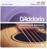 EJ26 Phosphor Bronze Acoustic Guitar Strings - .011-.052 Custom Light