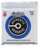 MA140 Authentic Acoustic Superior Performance 80/20 Bronze Guitar Strings - .012-.054 Light