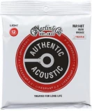 MA140T Authentic Acoustic Lifespan 2.0 Treated 80/20 Bronze Guitar Strings - .012-.054 Light