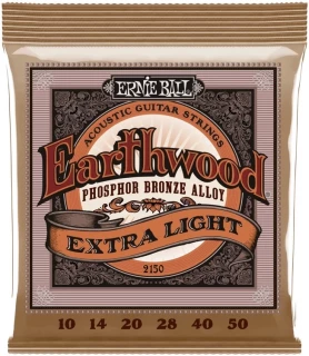 2150 Earthwood Phosphor Bronze Acoustic Guitar Strings - .010-.050 Extra Light