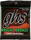 BB10U Bright Bronze 80/20 Bronze Acoustic Guitar Strings - .010-.046 Ultra Light
