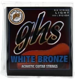 WBL White Bronze Alloy 52 Acoustic Guitar Strings - .012-.054 Light
