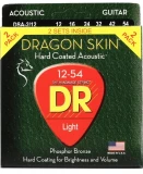 DSA-2/12 Dragon-Skin Phosphor Bronze Coated Acoustic Guitar Strings - .012-.054 Light (2-pack)