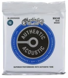 MA240 Authentic Acoustic Superior Performance 80/20 Bronze Guitar Strings - .012-.056 Bluegrass