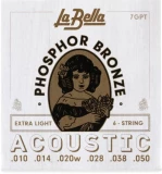 7GPT Phosphor Bronze Acoustic Guitar Strings - .010-.050 Extra Light