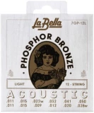 7GP-12L Phosphor Bronze Acoustic Guitar Strings - .009-.050 Light 12-string