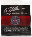 0760M Deep Talkin' Bass 1954 Original Style Flatwound Bass Guitar Strings - .052-.110 Standard