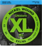EXL165 Nickel Wound Bass Guitar Strings - .045-.105 Regular Light Top/Medium Bottom Long Scale