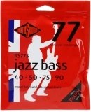 RS77S Jazz 77 Monel Flatwound Bass Guitar Strings - .040-.090 Standard Short Scale 4-string