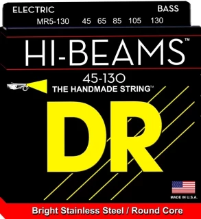 MR5-130 Hi-Beam Stainless Steel Bass Guitar Strings - .045-.130 Medium 5-String