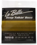 Deep Talkin' Bass Gold Flats Electric Bass Strings - 6-string