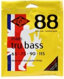 RS88S Tru Bass 88 Black Nylon Tapewound Bass Guitar Strings - .065-.115 Standard Short Scale 4-string