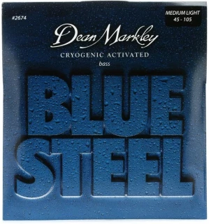 2674 Blue Steel Bass Guitar Strings - .045-.105 Medium Light