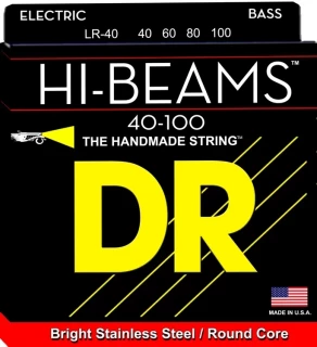 LR-40 Hi-Beam Stainless Steel Bass Guitar Strings - .040-100 Light