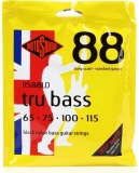 RS88LD Tru Bass 88 Black Nylon Tapewound Bass Guitar Strings - .065-.115 Standard Long Scale 4-string