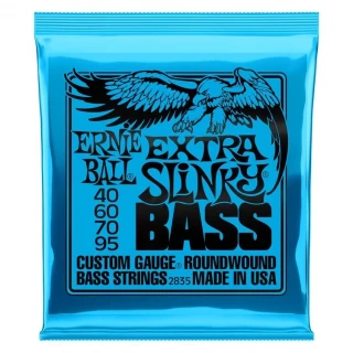 2835 Extra Slinky Nickel Wound Electric Bass Guitar Strings - .040-.095