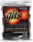 M3045-2 Bass Boomers Roundwound Electric Bass Guitar Strings - .045-.105 Medium Long Scale (2-pack)
