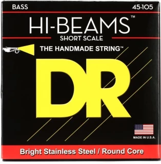 SMR-45 Hi-Beam Stainless Steel Bass Guitar Strings - .045-.105 Medium Short Scale