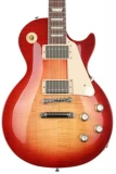 SE Silver Sky Electric Guitar - Stone Blue with Rosewood Fingerboard vs Les Paul Standard '60s AAA Top Electric Guitar - Heritage Cherry Sunburst, Sweetwater Exclusive