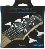 IEBS5CMK Nickel-wound miKro Bass Guitar Strings - .045-.130 Light Top/Medium Bottom, 5-string